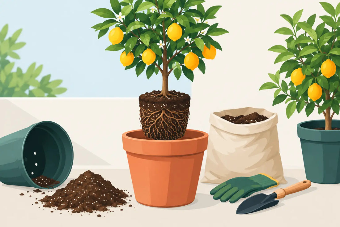 Repotting Container Citrus Trees Without Setbacks