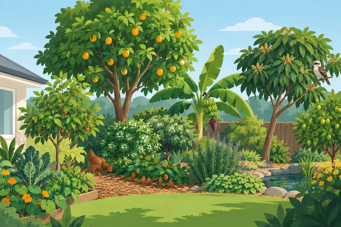 How Food Forests Work in Australian Backyards