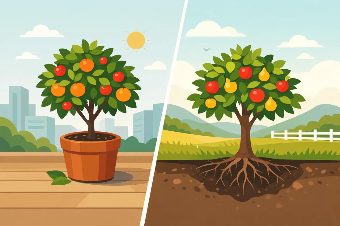 Potted Fruit Trees vs In Ground: Which Wins?